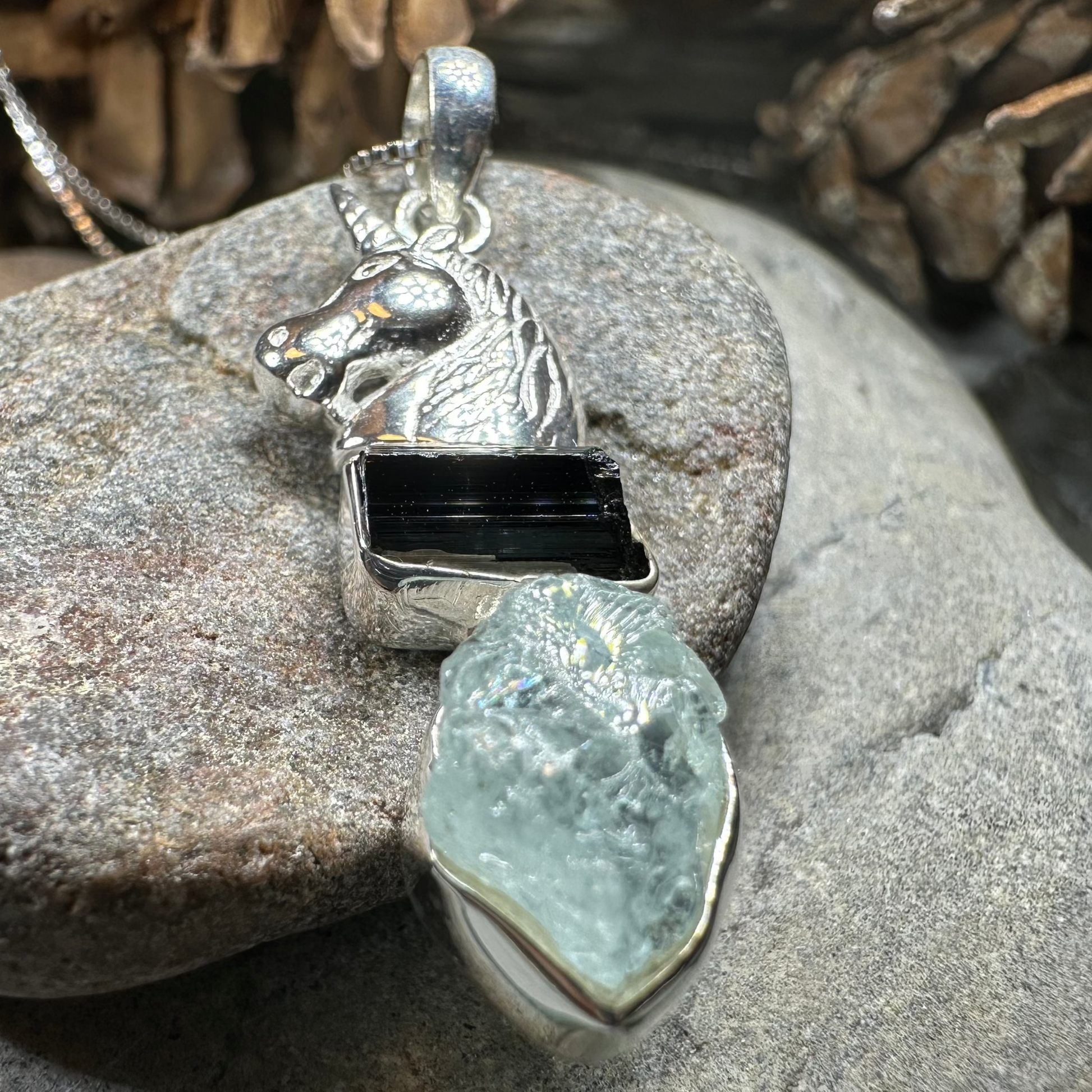 Cloudwalker Unicorn Necklace — view 4