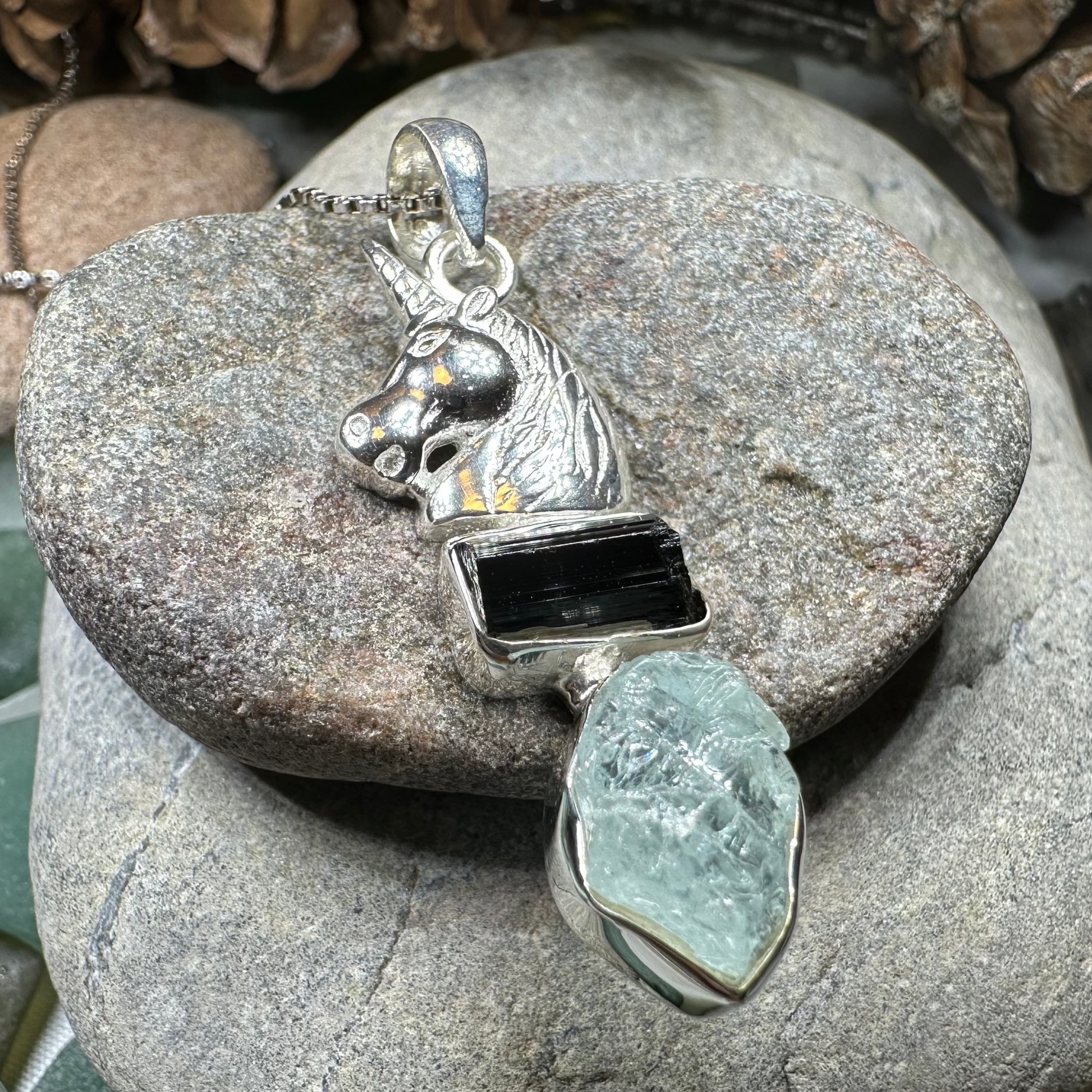 Cloudwalker Unicorn Necklace — view 6