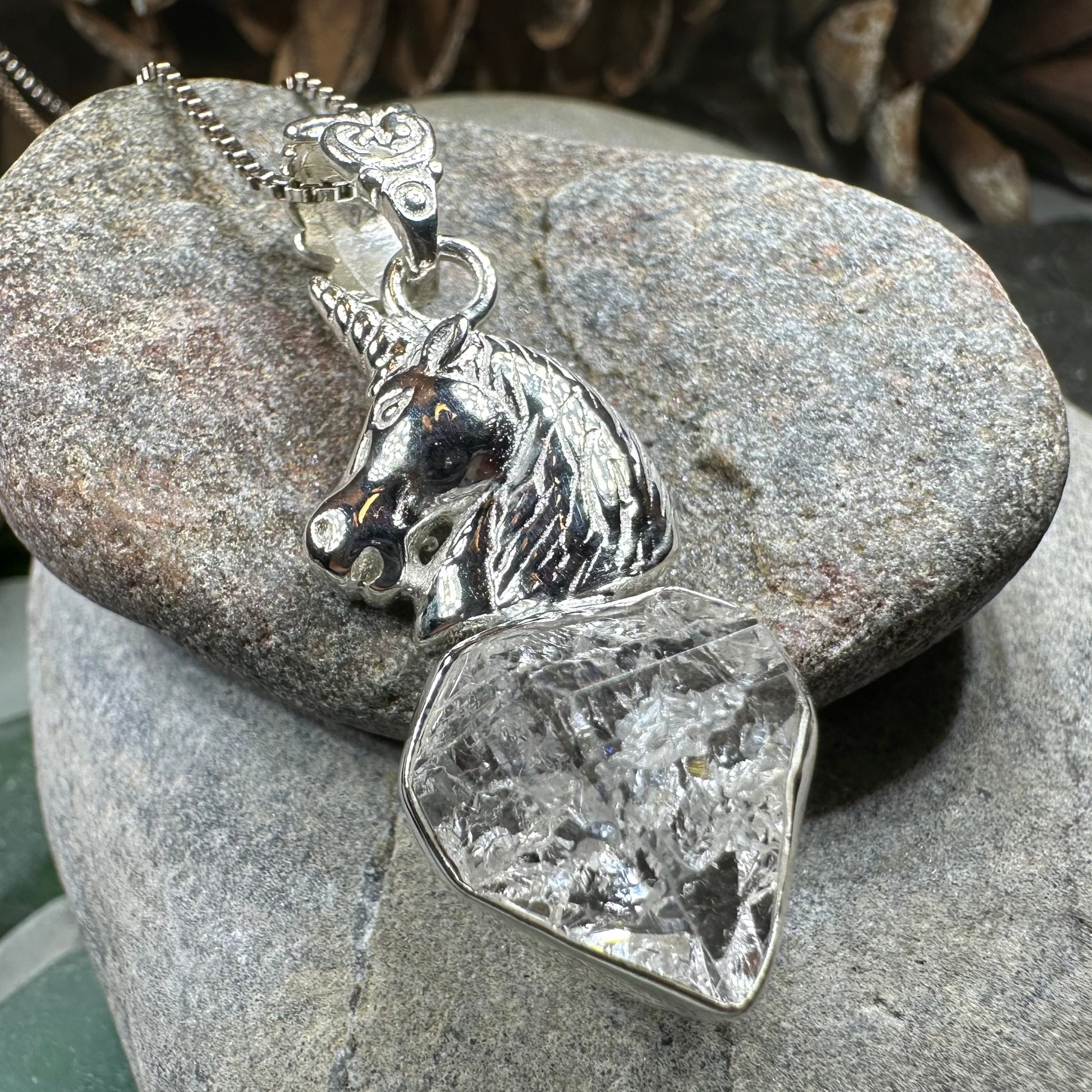 Shailey Unicorn Necklace — view 3