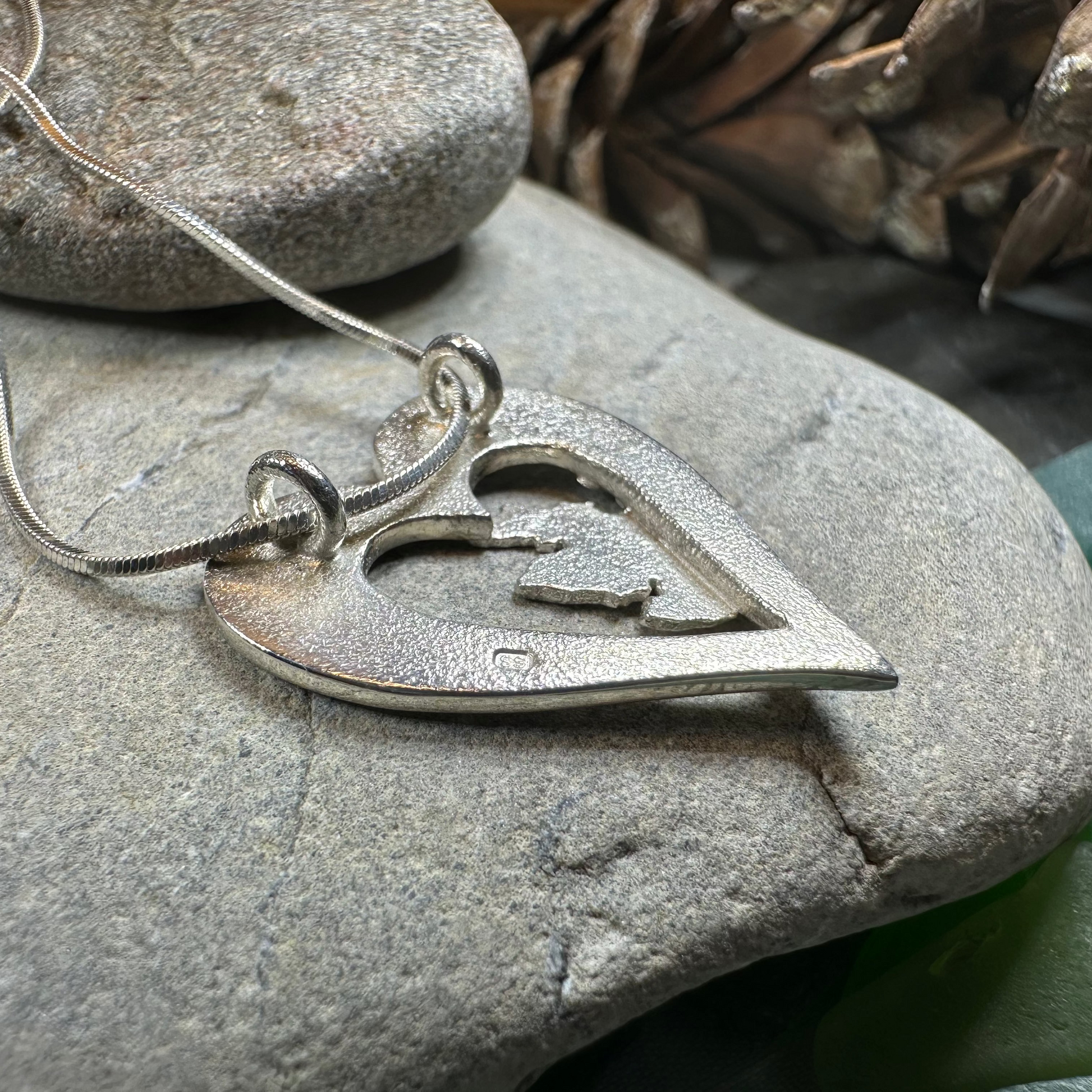 Scotland Heart Necklace - Handmade in Scotland — view 5