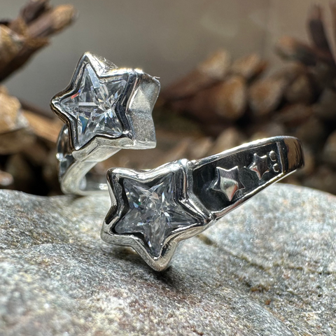 Load image into Gallery viewer, Double Shooting Stars Ring
