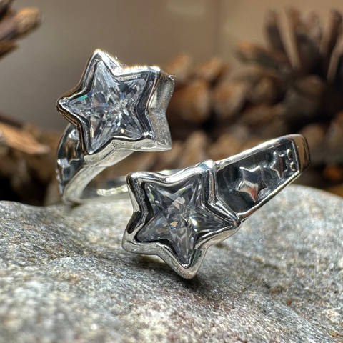 Load image into Gallery viewer, Double Shooting Stars Ring
