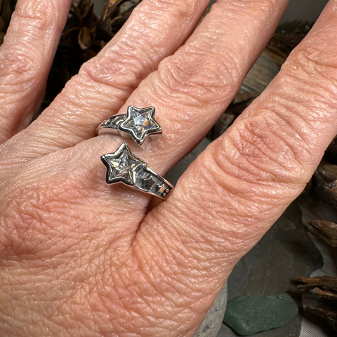 Load image into Gallery viewer, Double Shooting Stars Ring
