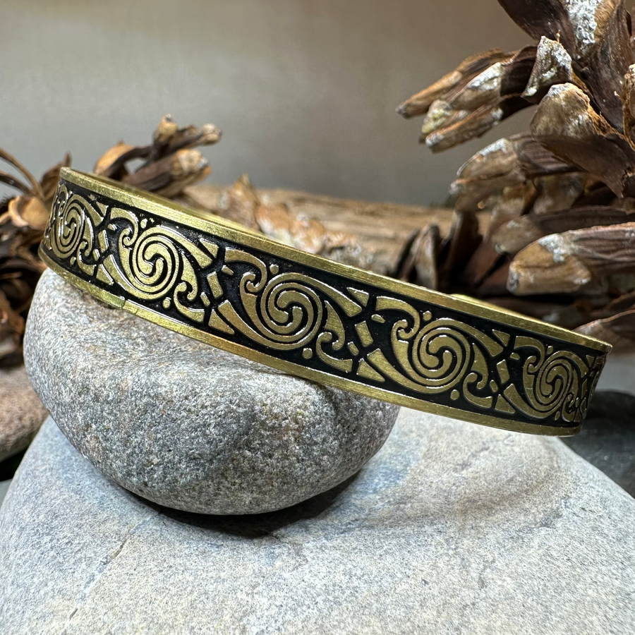 Pictish Bronze Cuff Bracelet