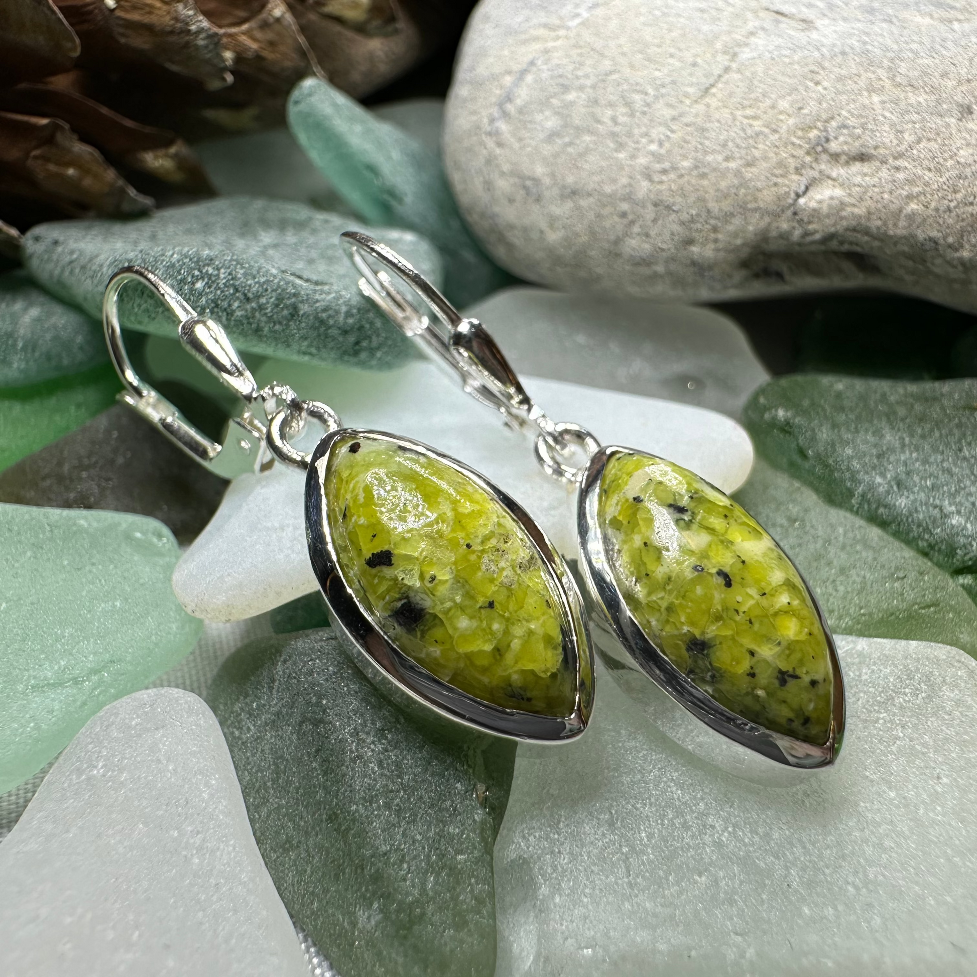 Connemara Marble Ireland Earrings — view 4
