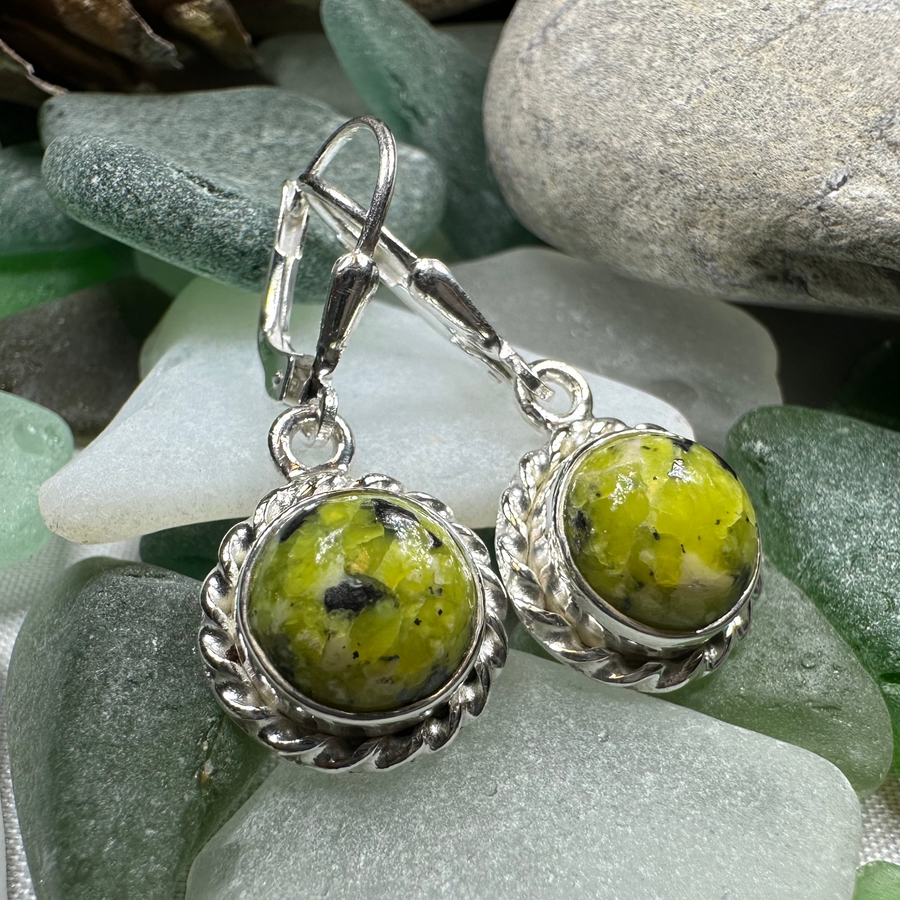 Petite Connemara Marble Ireland Earrings
