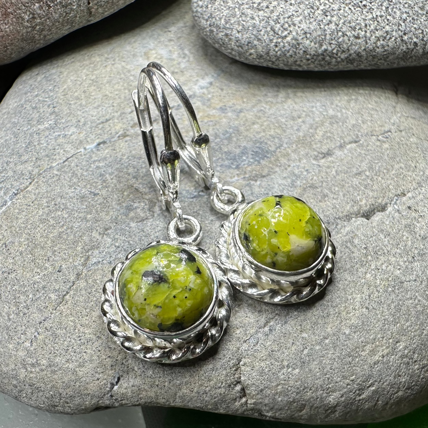 Petite Connemara Marble Ireland Earrings — view 7