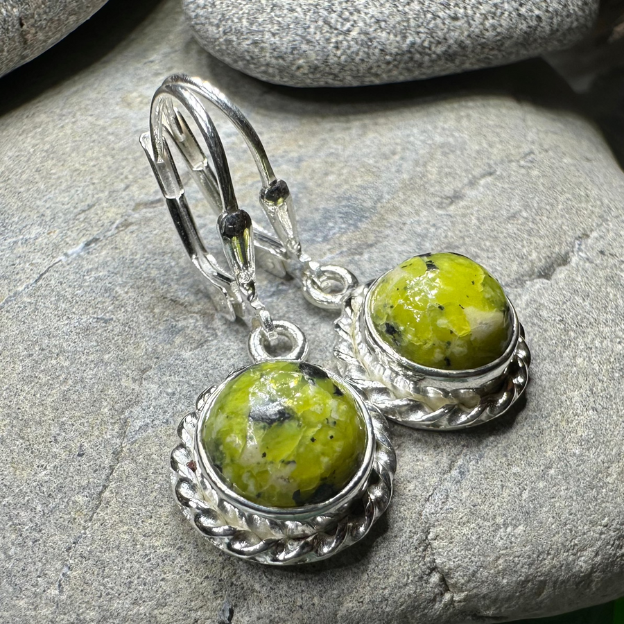 Petite Connemara Marble Ireland Earrings