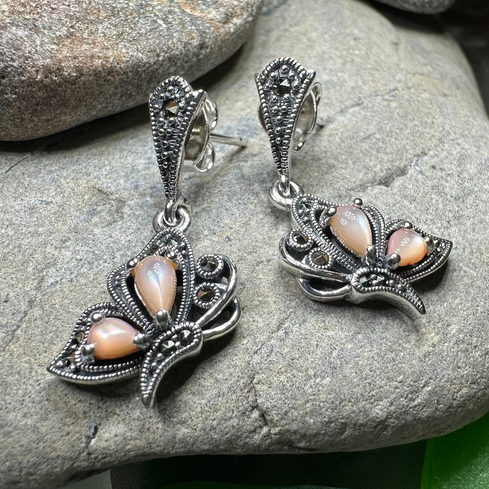 Summer Elegance Butterfly Earrings — view 5