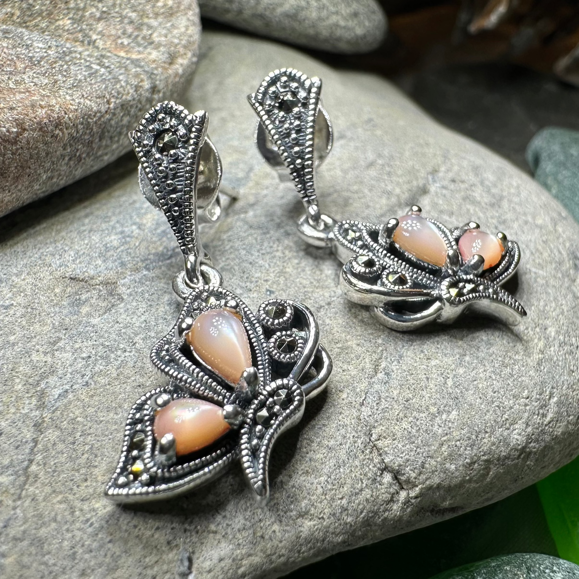 Summer Elegance Butterfly Earrings — view 10