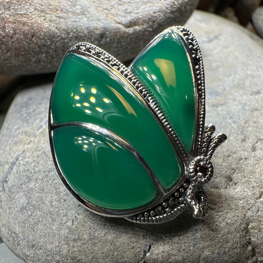 Butterfly Marcasite Brooch