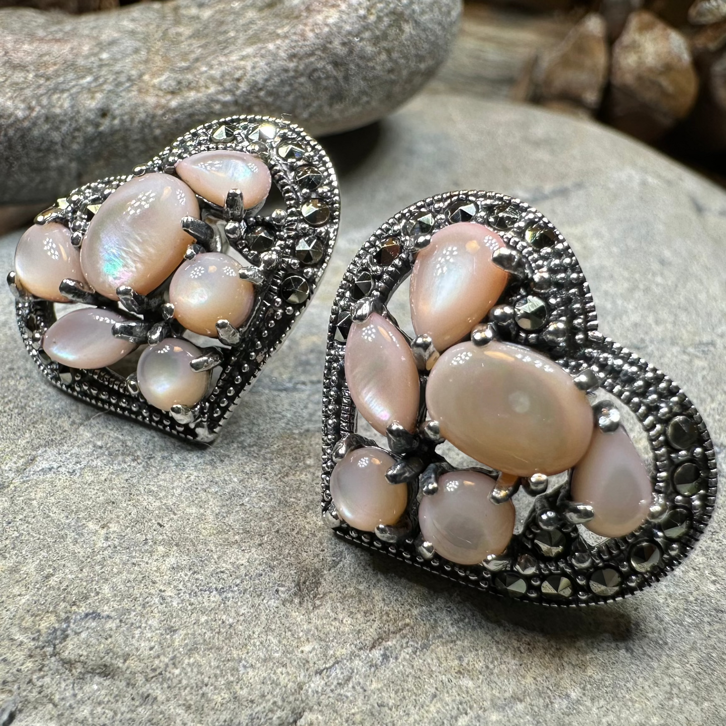 Timeless Heart Post Earrings