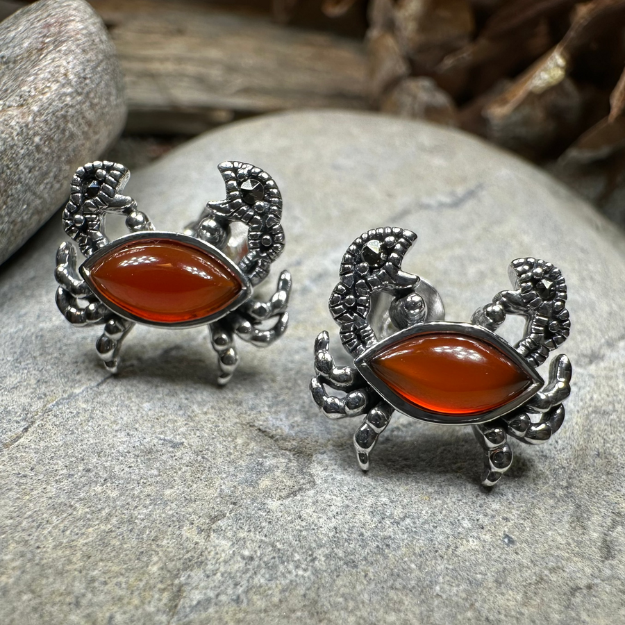 Carrie Crab Stud Earrings