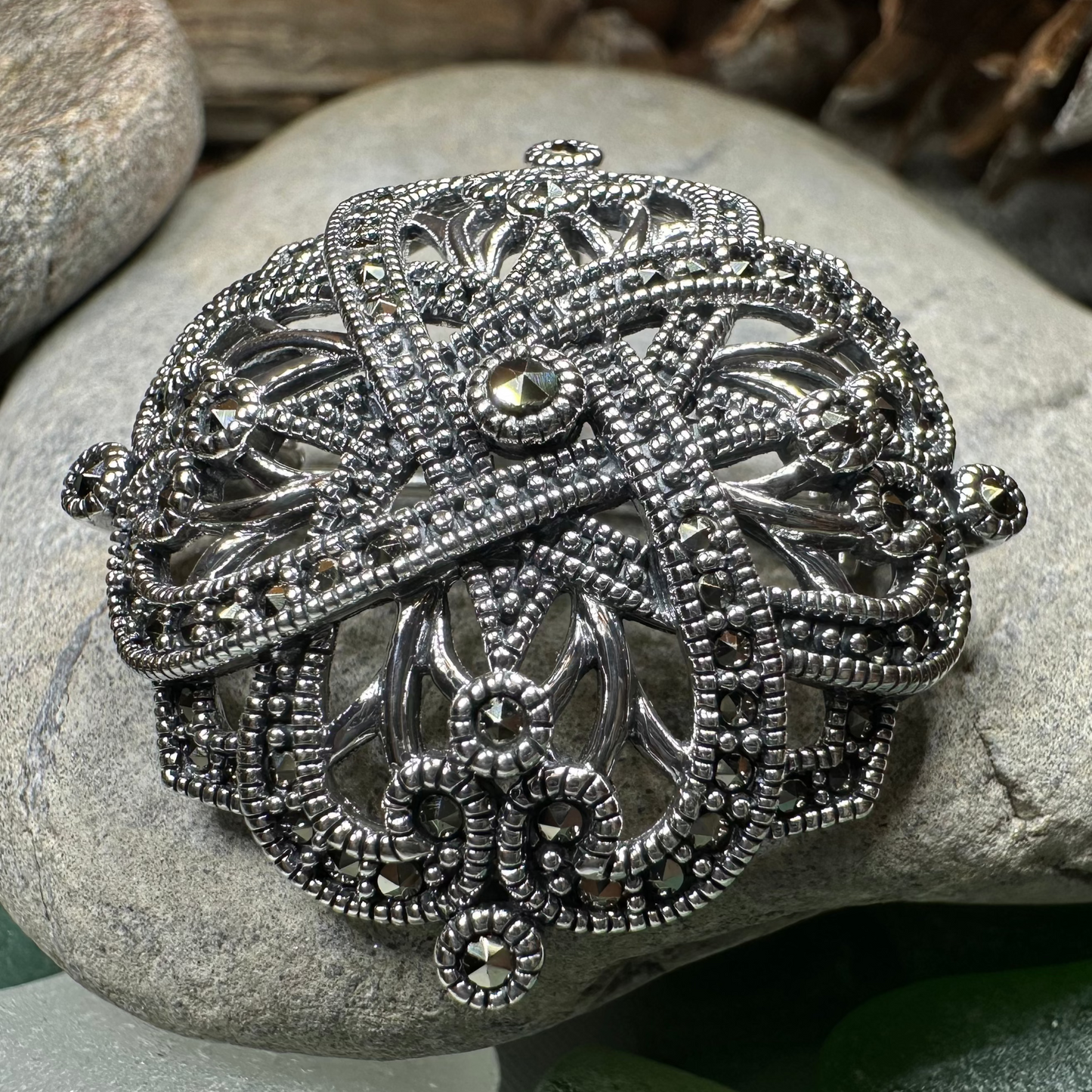 Kinsale Celtic Knot Brooch — view 6