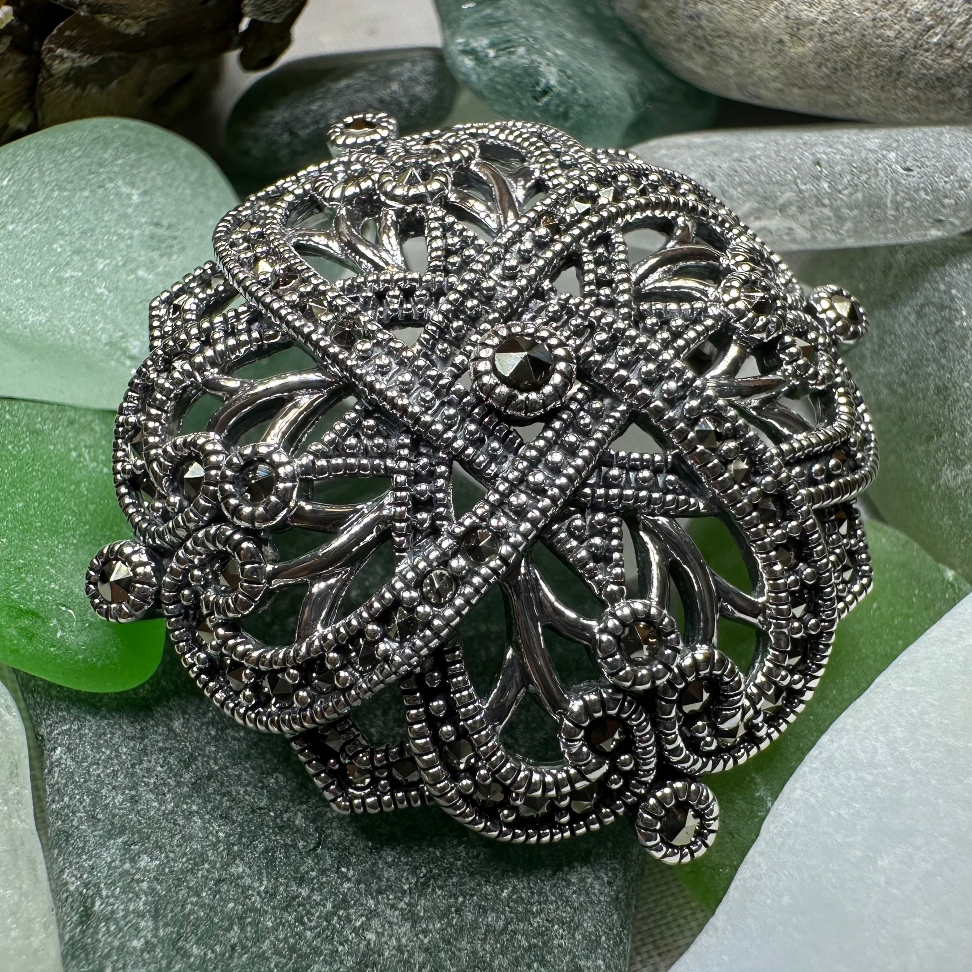 Kinsale Celtic Knot Brooch — view 7