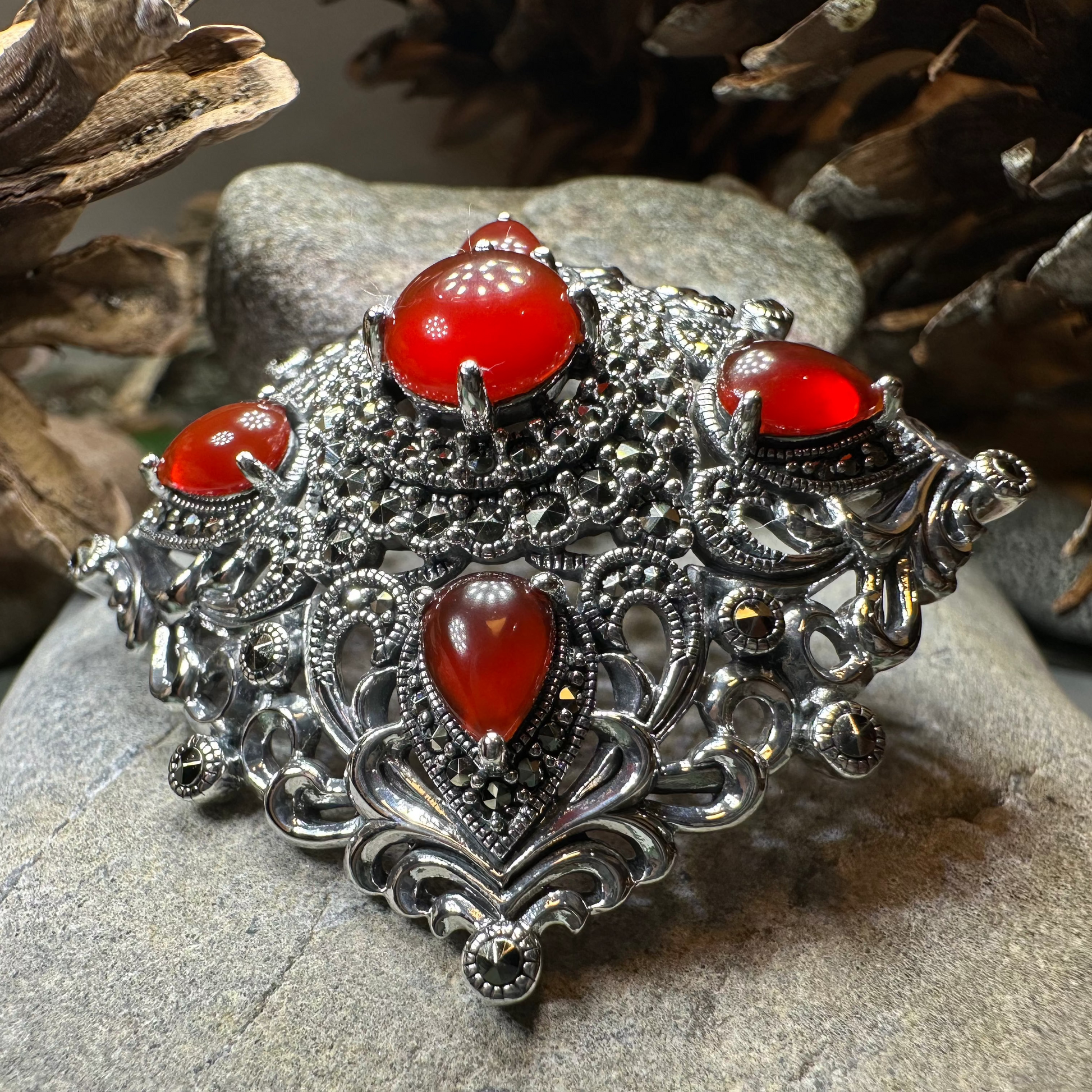 Sunset Celtic Knot Brooch — view 2