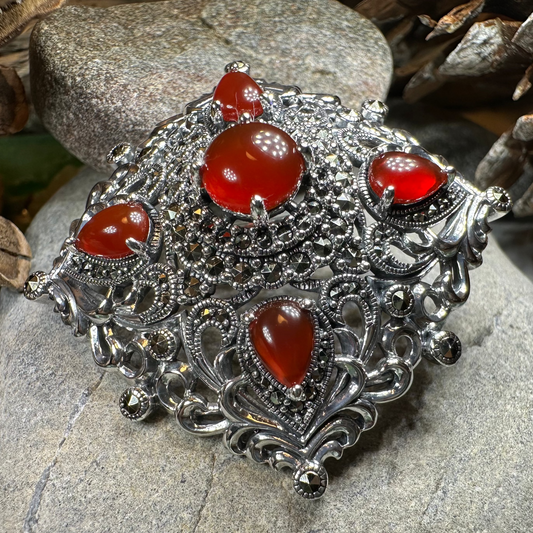Sunset Celtic Knot Brooch