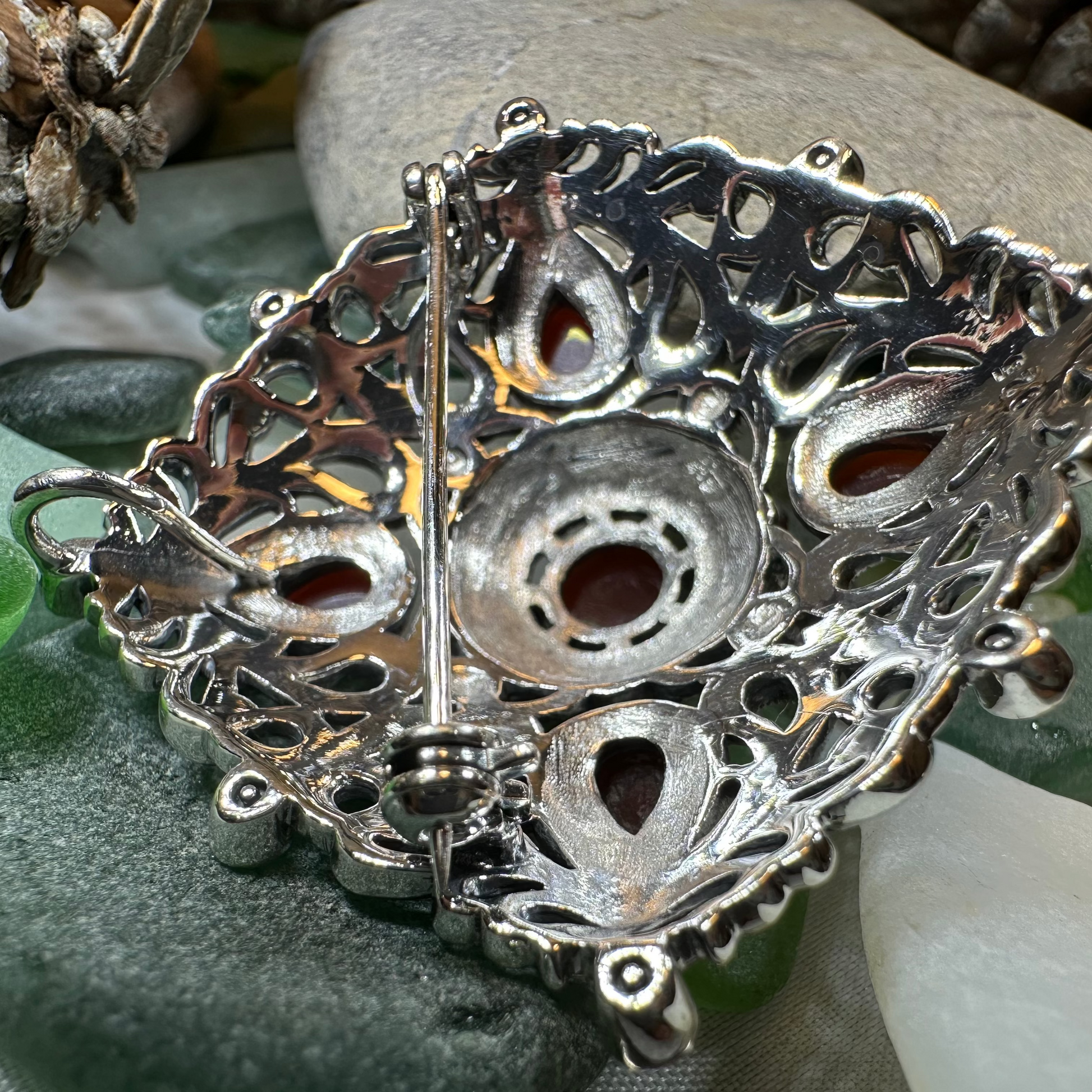 Sunset Celtic Knot Brooch — view 7