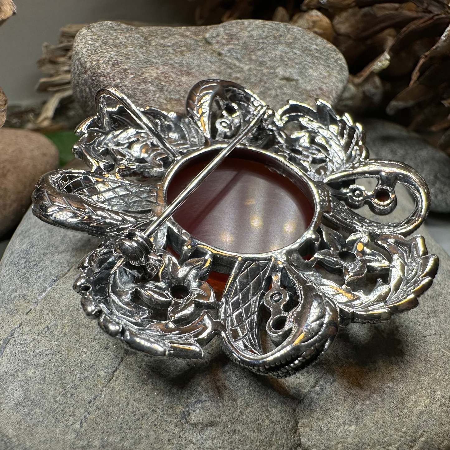 Ríona Celtic Knot Brooch — view 3