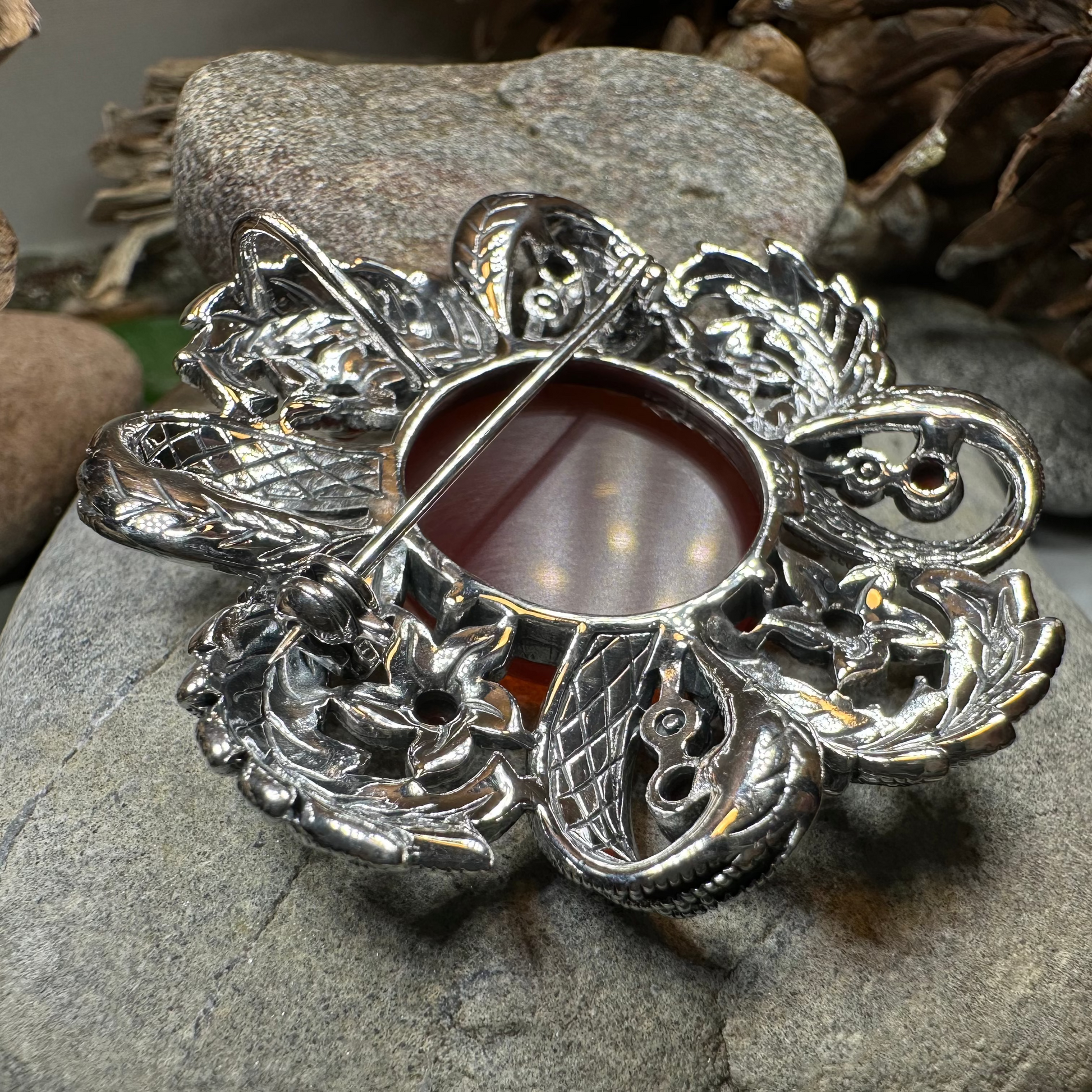 Ríona Celtic Knot Brooch — view 3