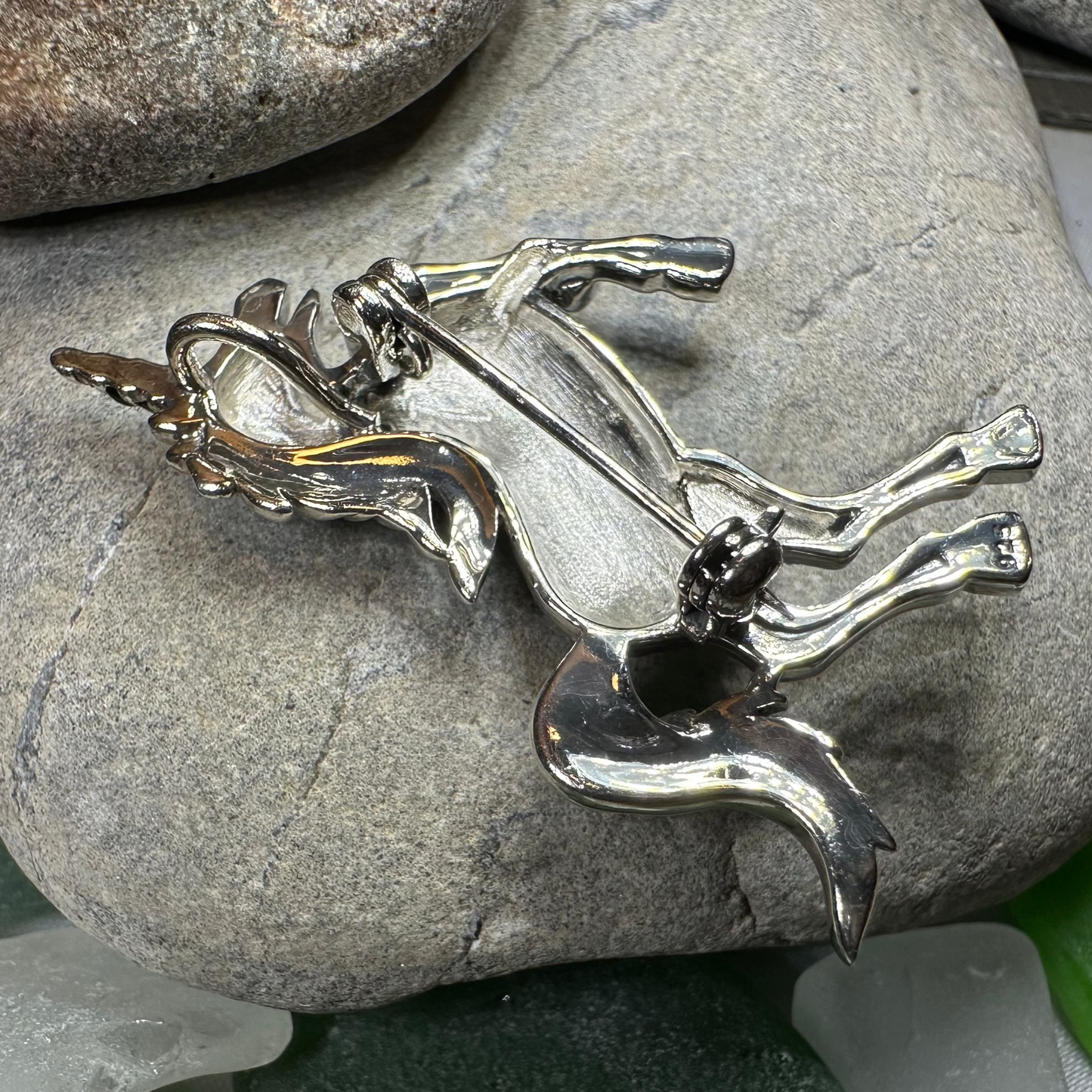 Prancing Unicorn of Scotland Pin — view 5