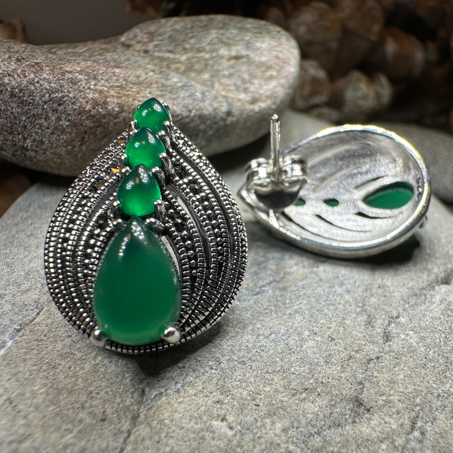 Theda Marcasite Post Earrings