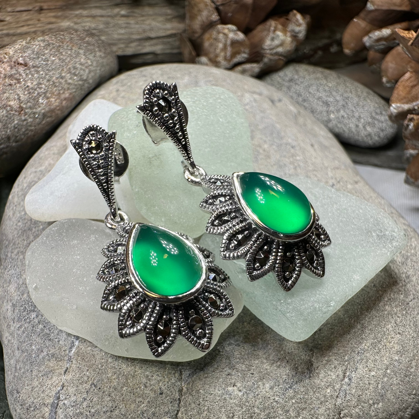 Gilda Celtic Flower Earrings — view 8