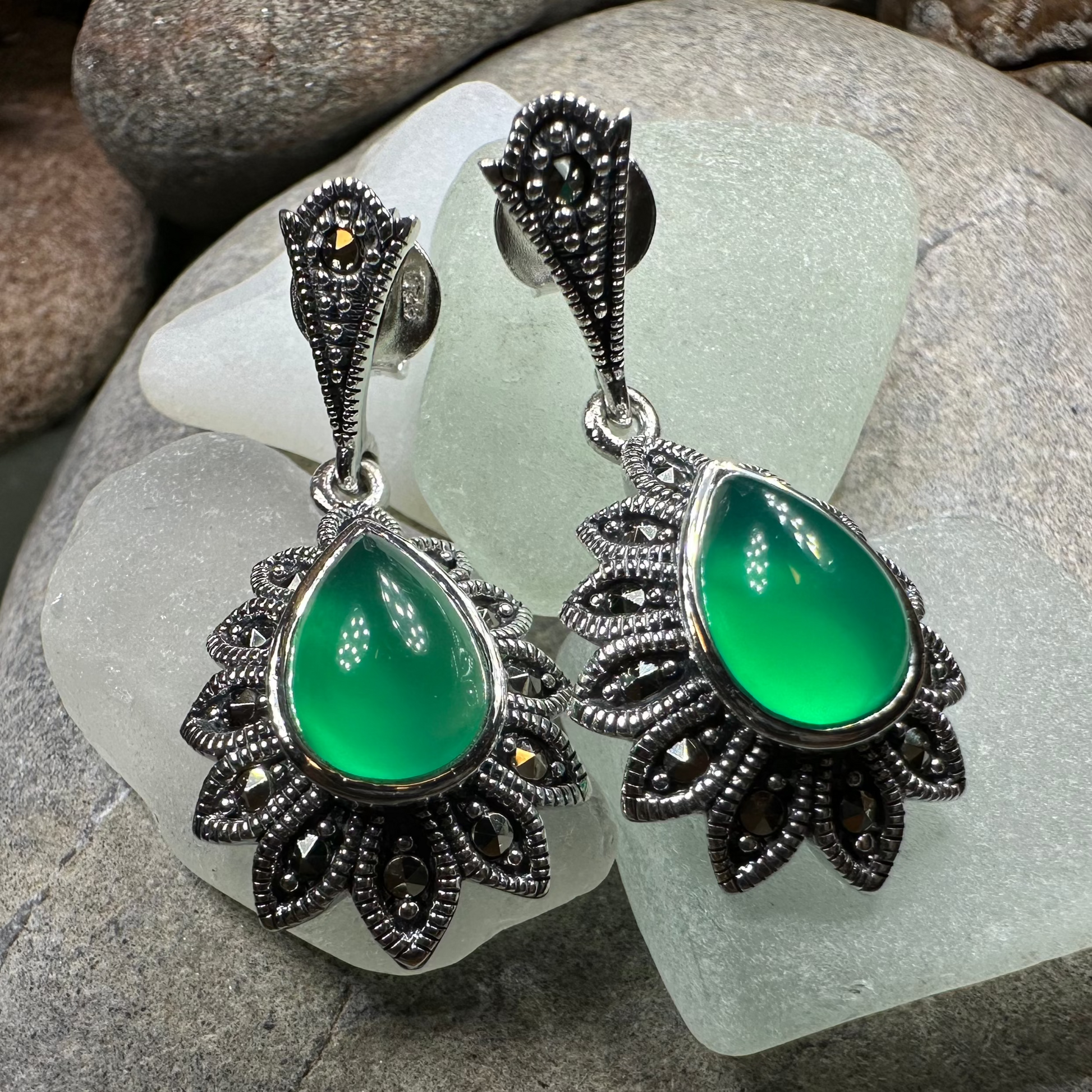 Gilda Celtic Flower Earrings — view 4
