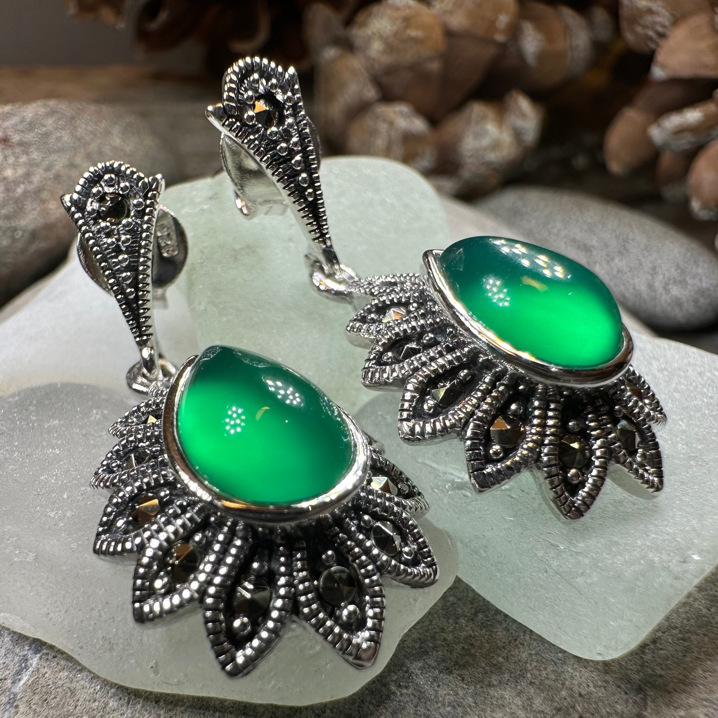 Gilda Celtic Flower Earrings — view 2