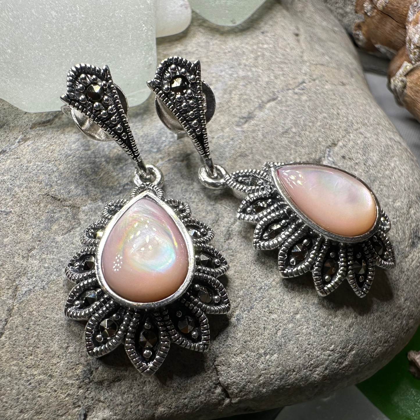 Gilda Celtic Flower Earrings — view 9