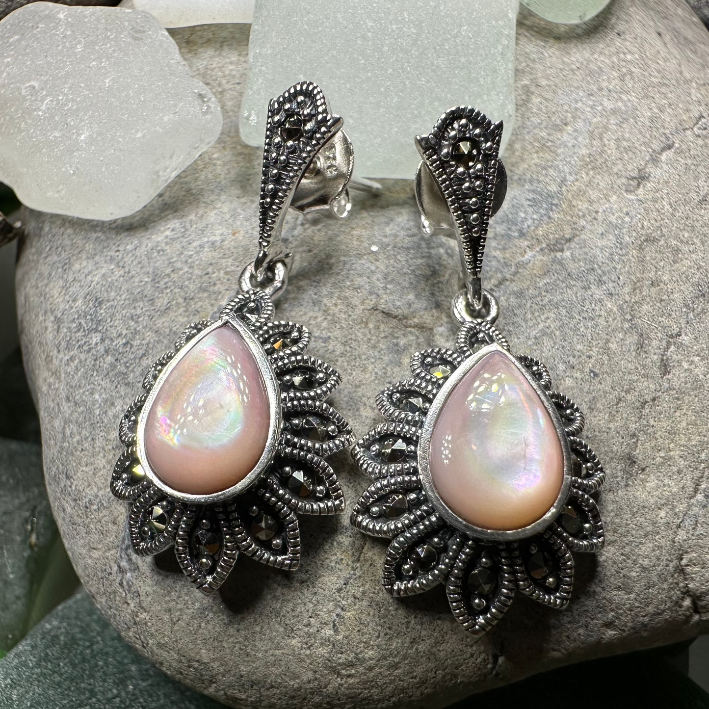 Gilda Celtic Flower Earrings — view 3
