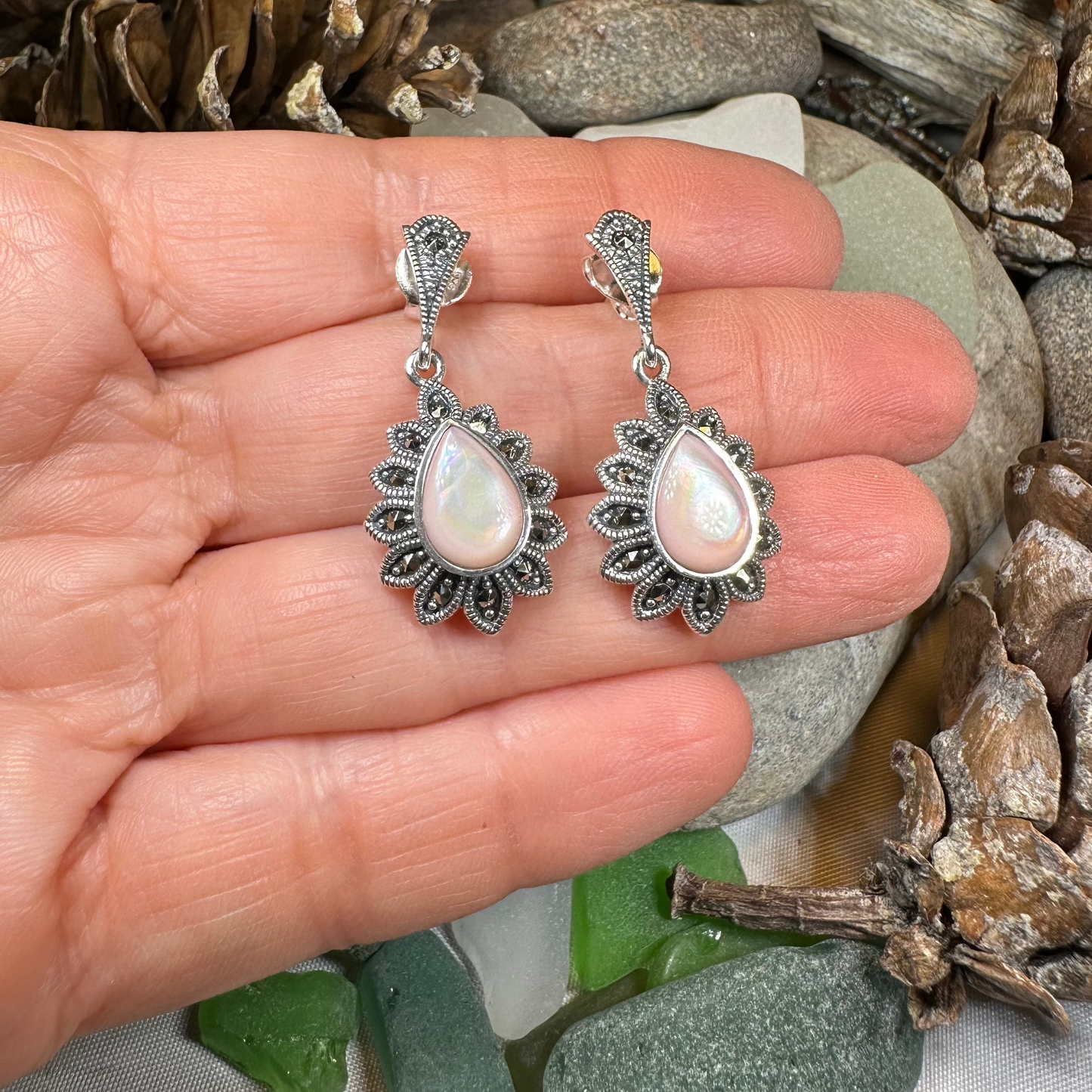 Gilda Celtic Flower Earrings — view 5