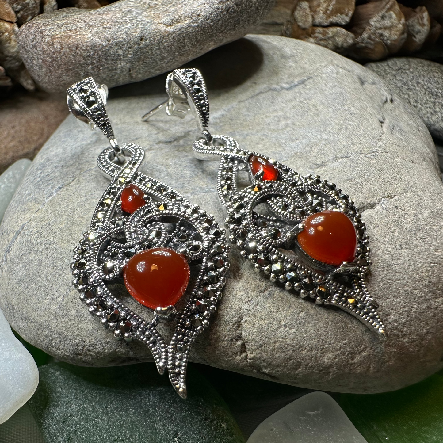 Larissa Love Knot Earrings — view 2