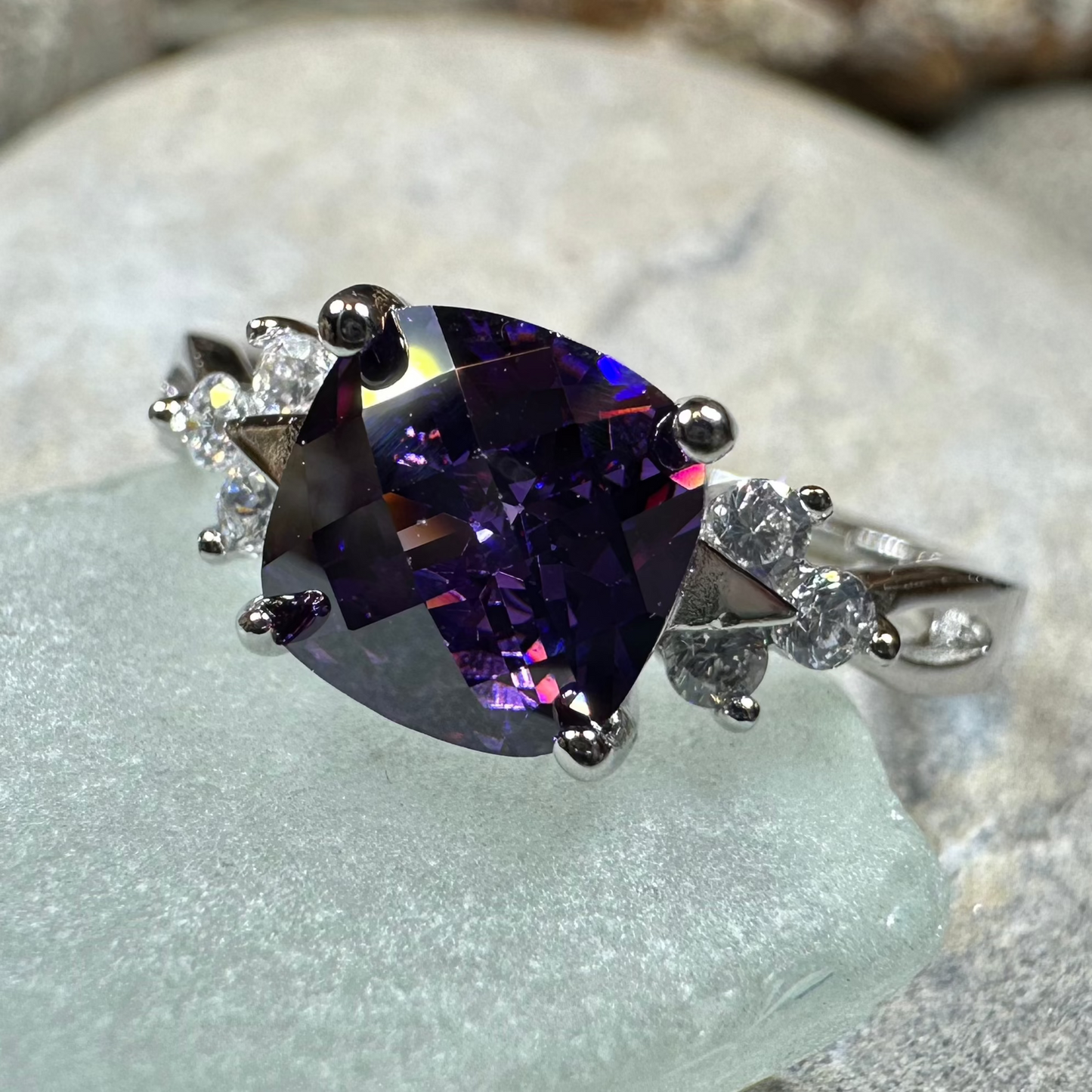 Amethyst Spring Ring — view 6