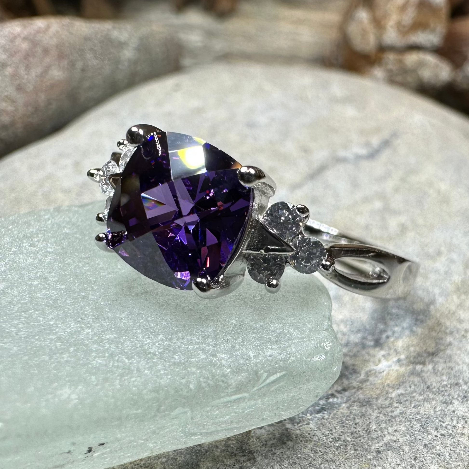 Amethyst Spring Ring — view 3