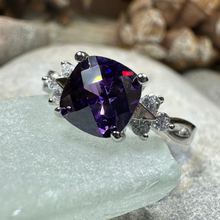 Load image into Gallery viewer, Amethyst Spring Ring
