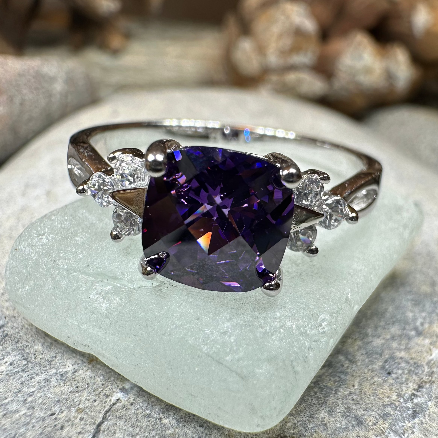 Amethyst Spring Ring — view 9
