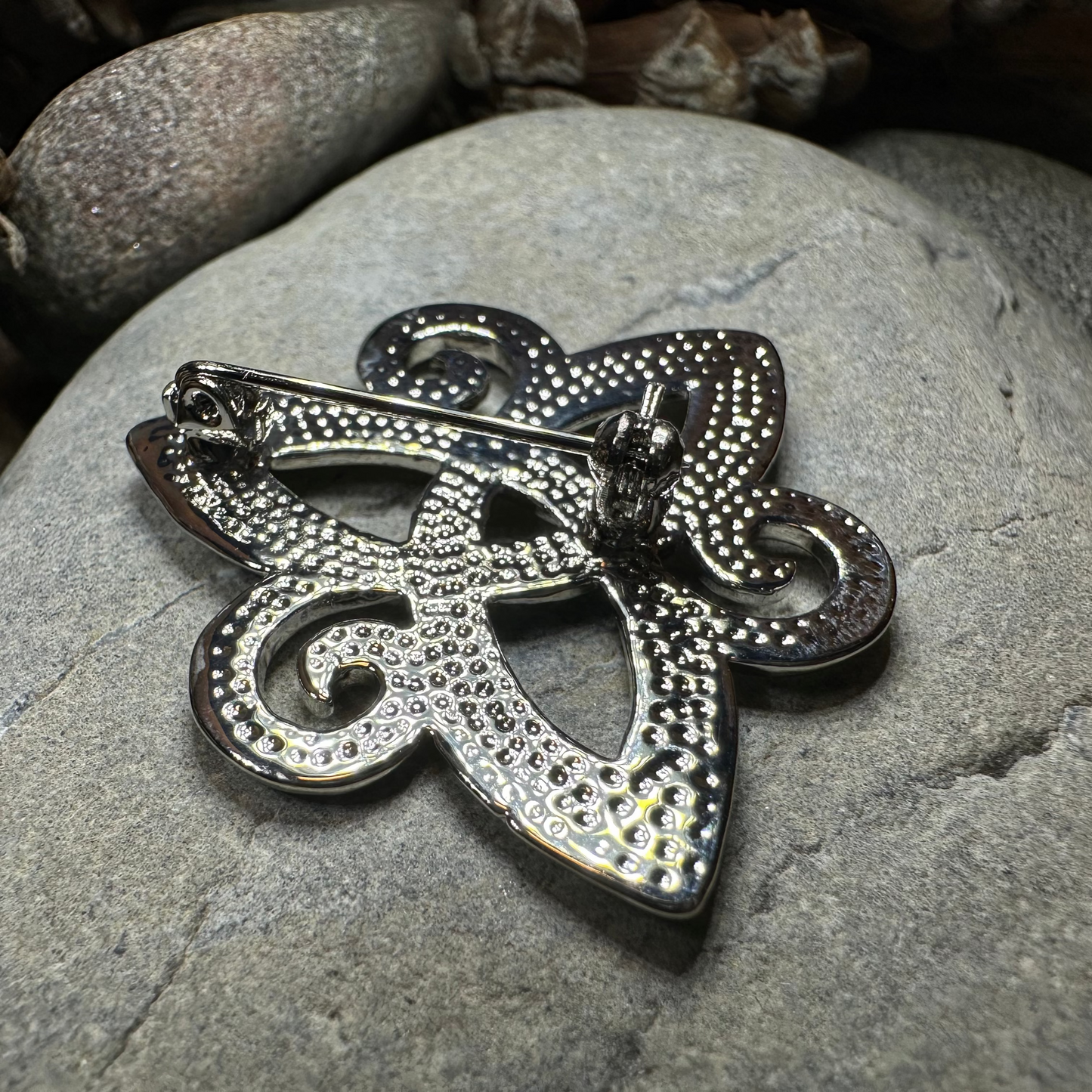 Ritona Celtic Spiral Trinity Knot Brooch