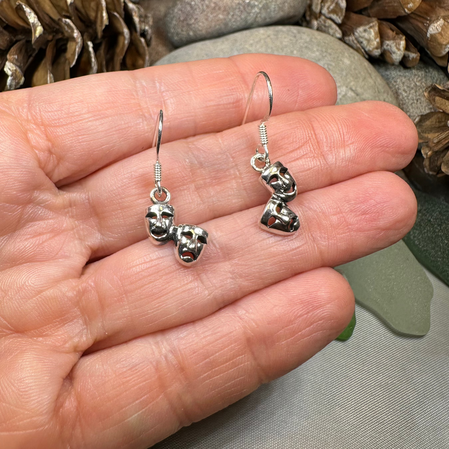Theater Mask Earrings