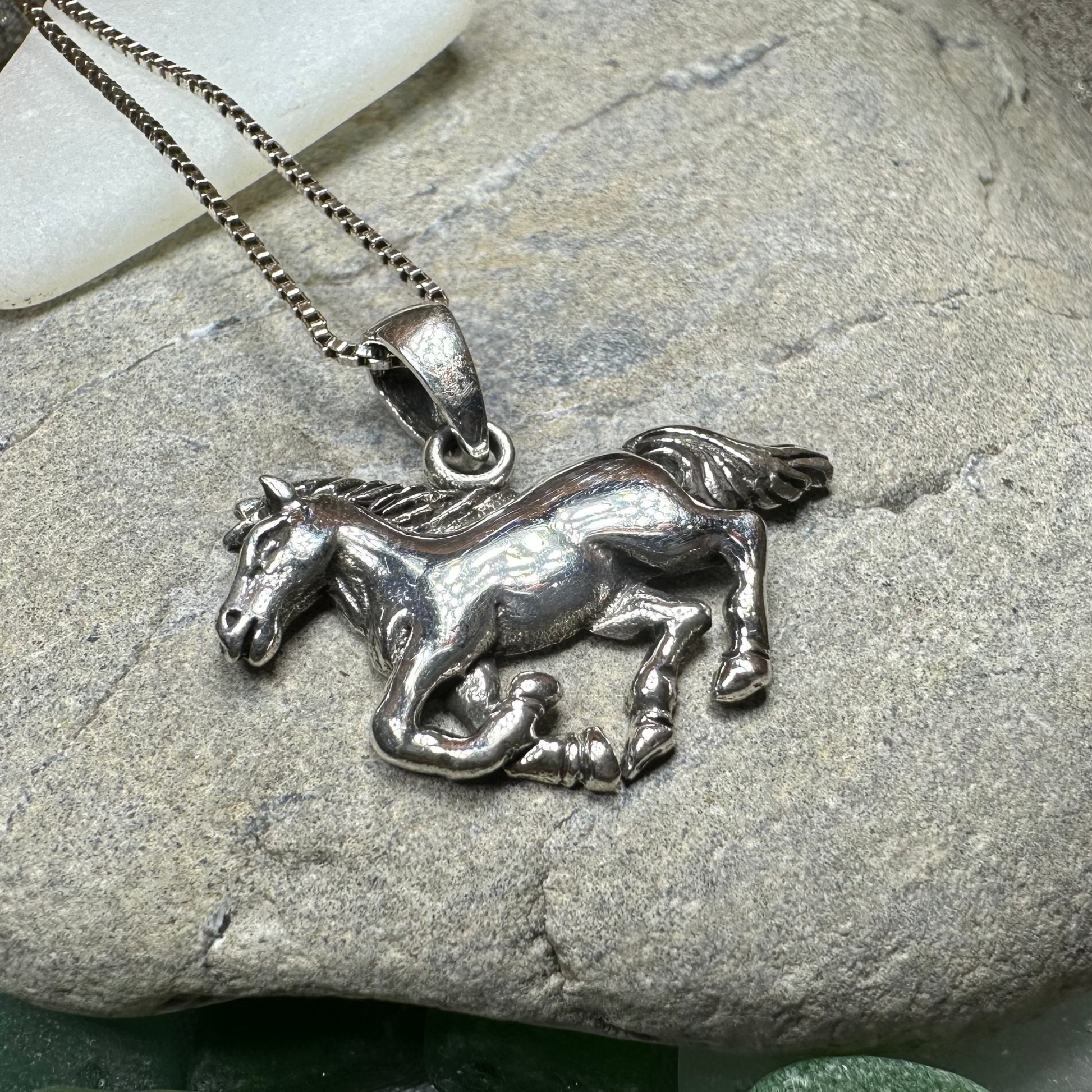 Windrider Horse Necklace — view 2