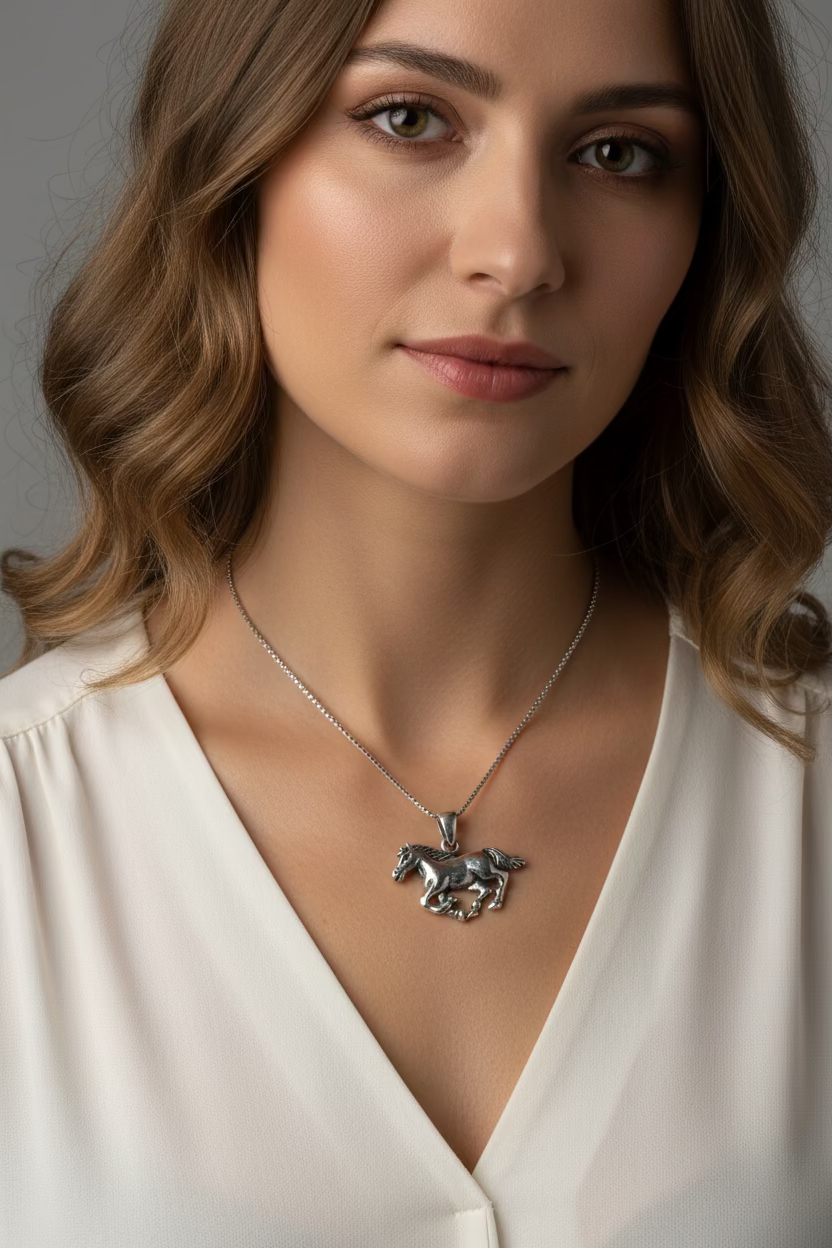 Windrider Horse Necklace — view 5