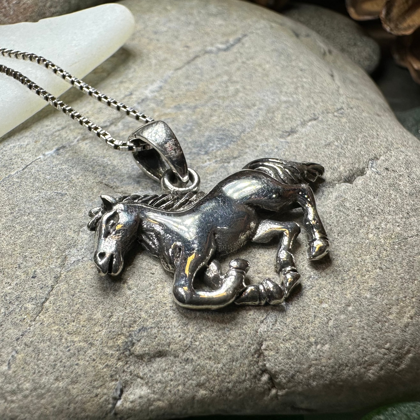 Windrider Horse Necklace — view 6