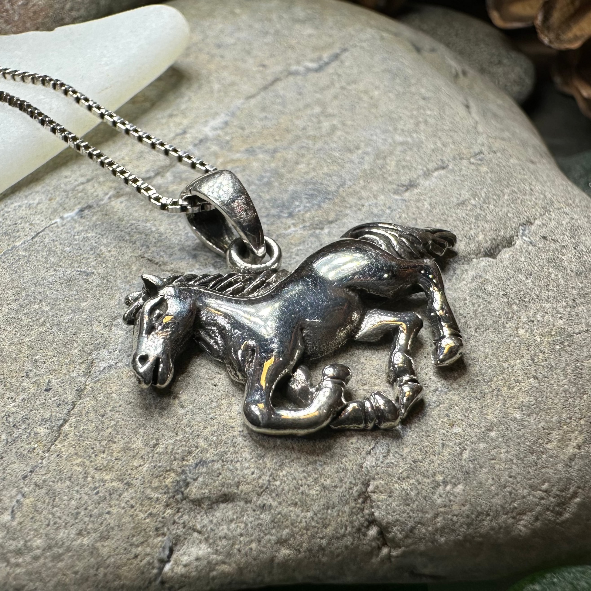 Windrider Horse Necklace — view 6