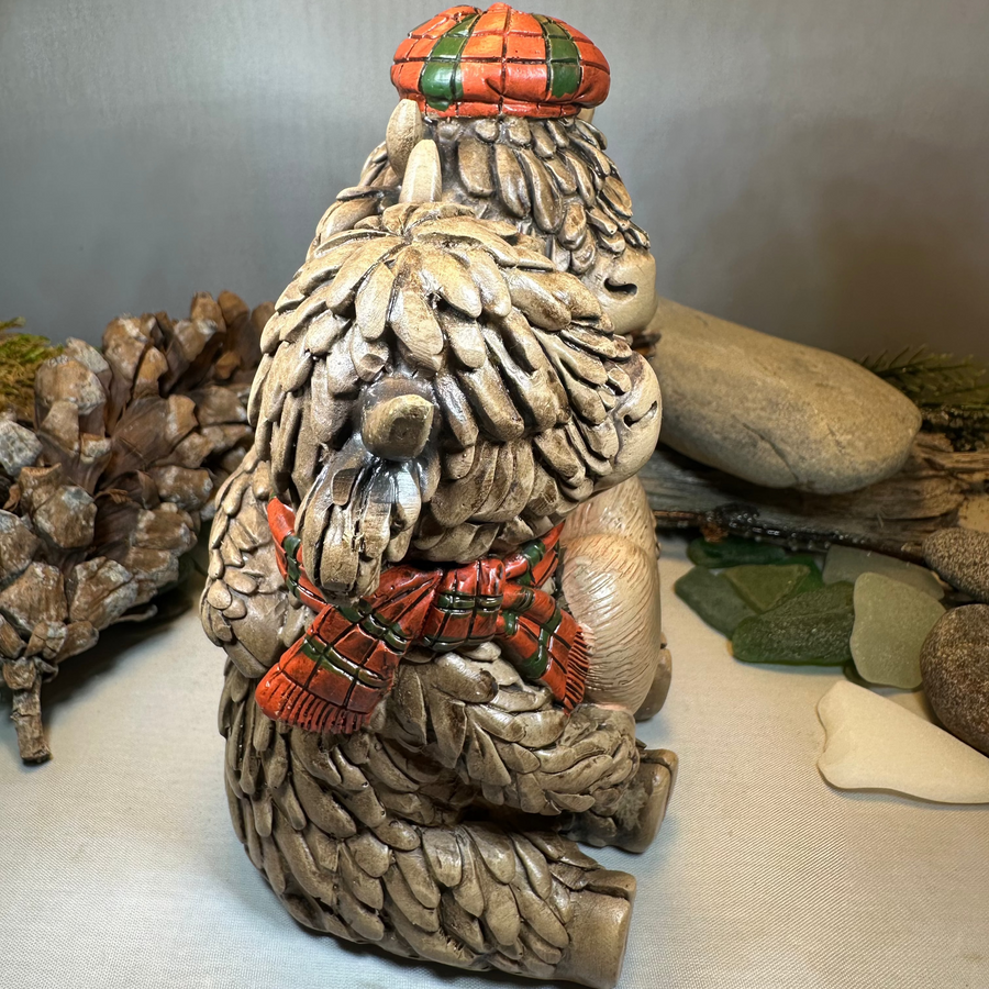 Tartan Lovers Highland Cow Figurine