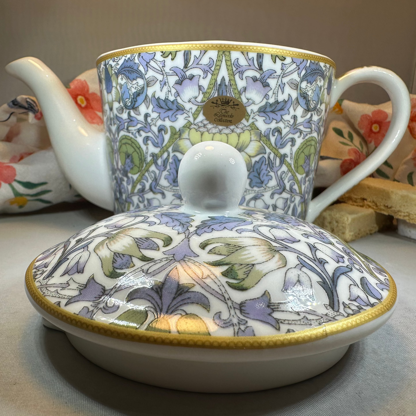 William Morris Lodden Fine China Teapot