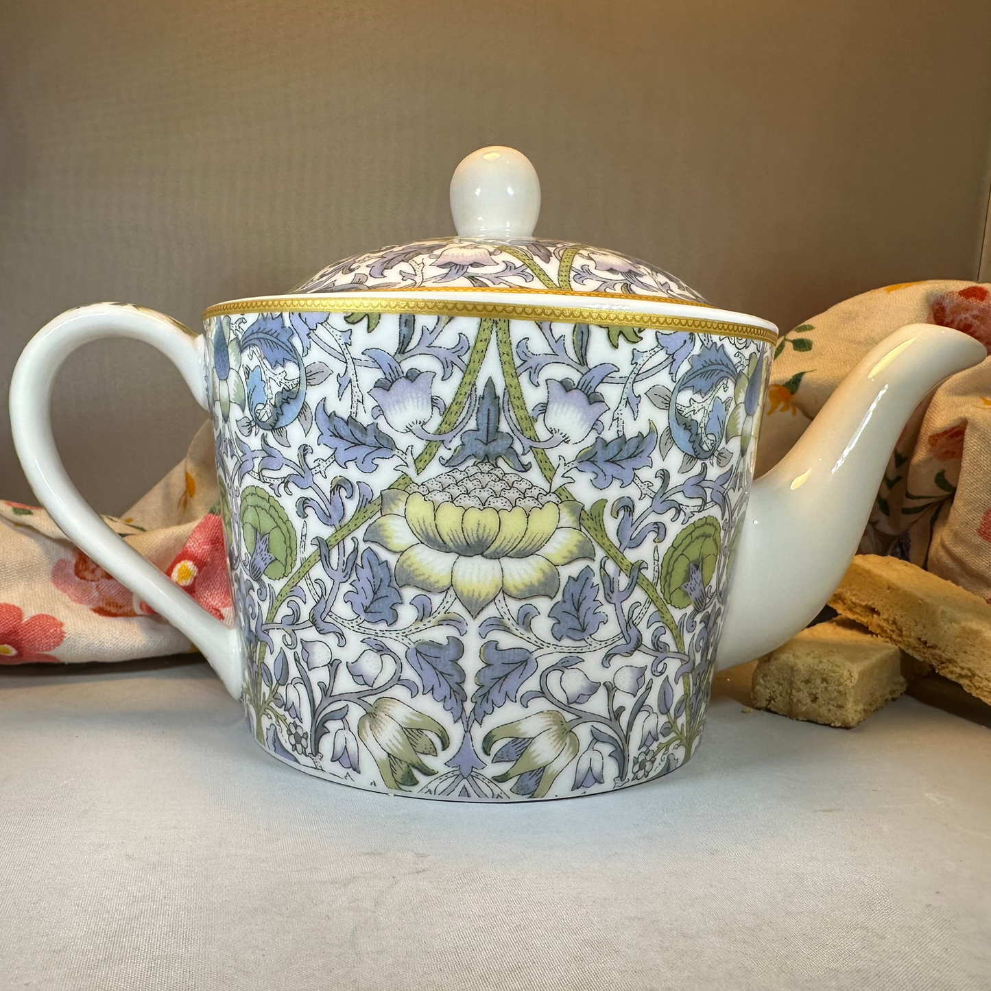 William Morris Lodden Fine China Teapot