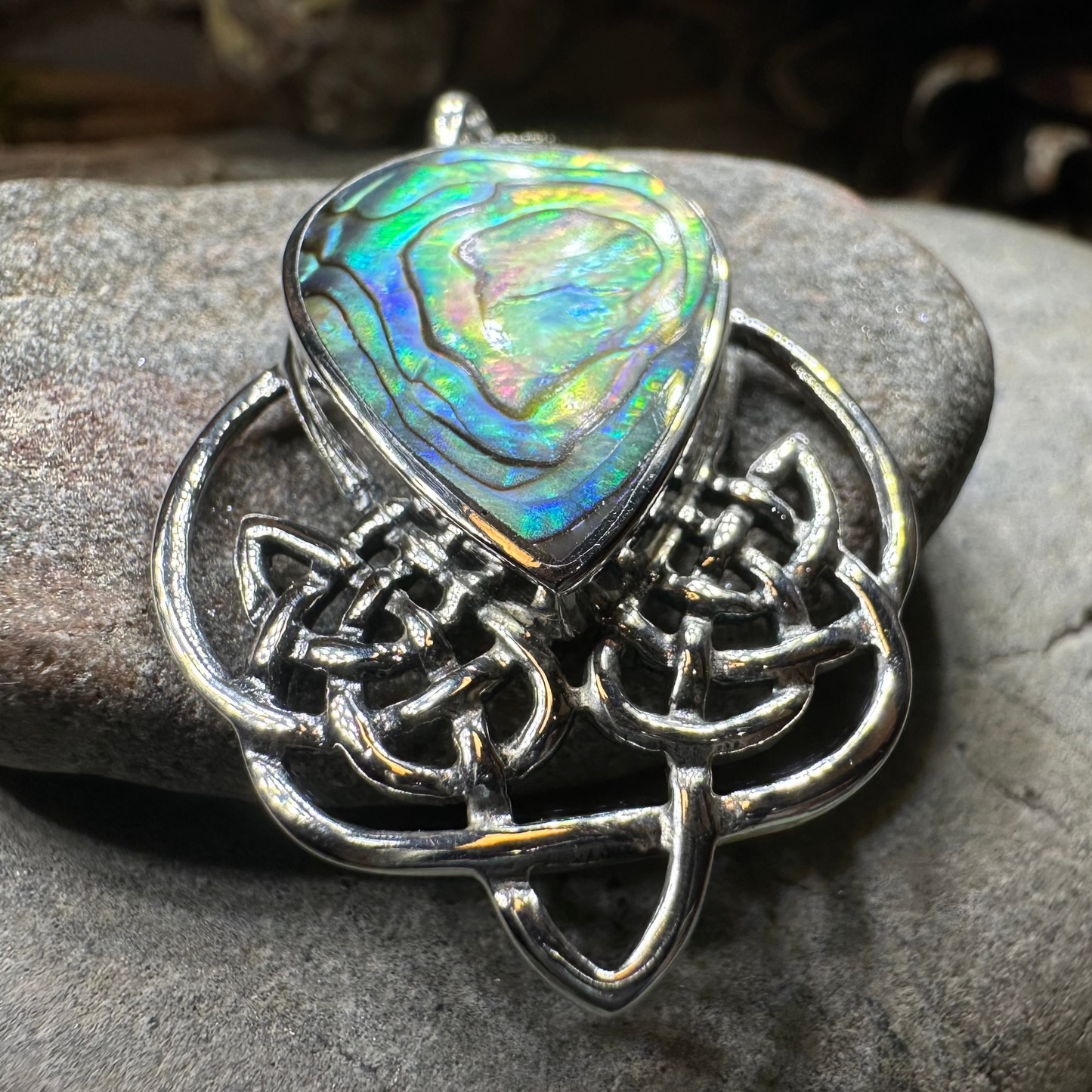 Tobermory Celtic Knot Necklace in Sterling Silver
