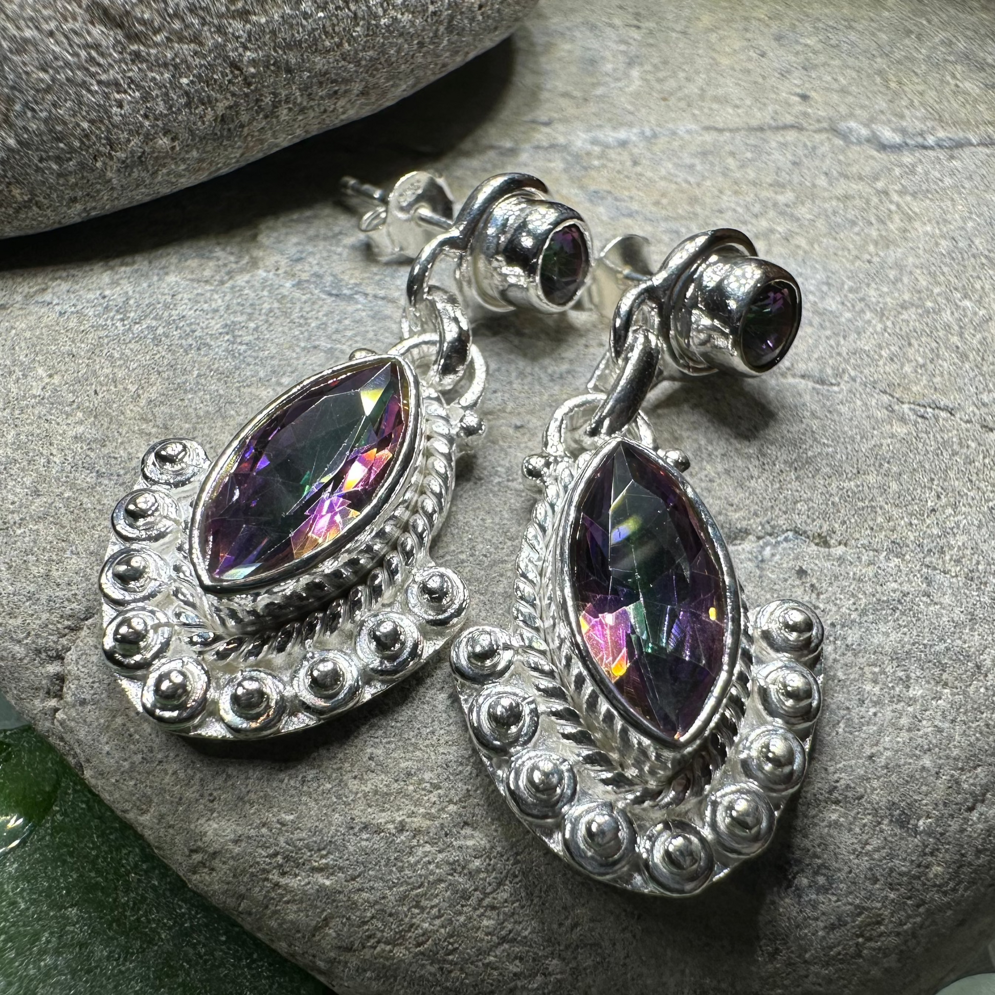 Lesedi Celtic Post Earrings — view 8