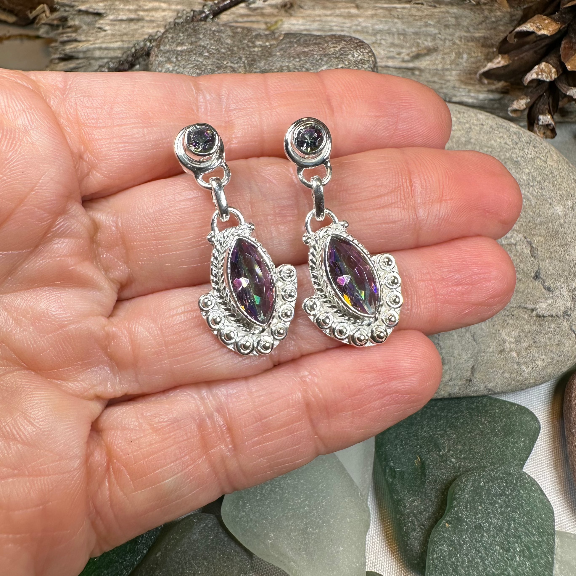 Lesedi Celtic Post Earrings — view 6