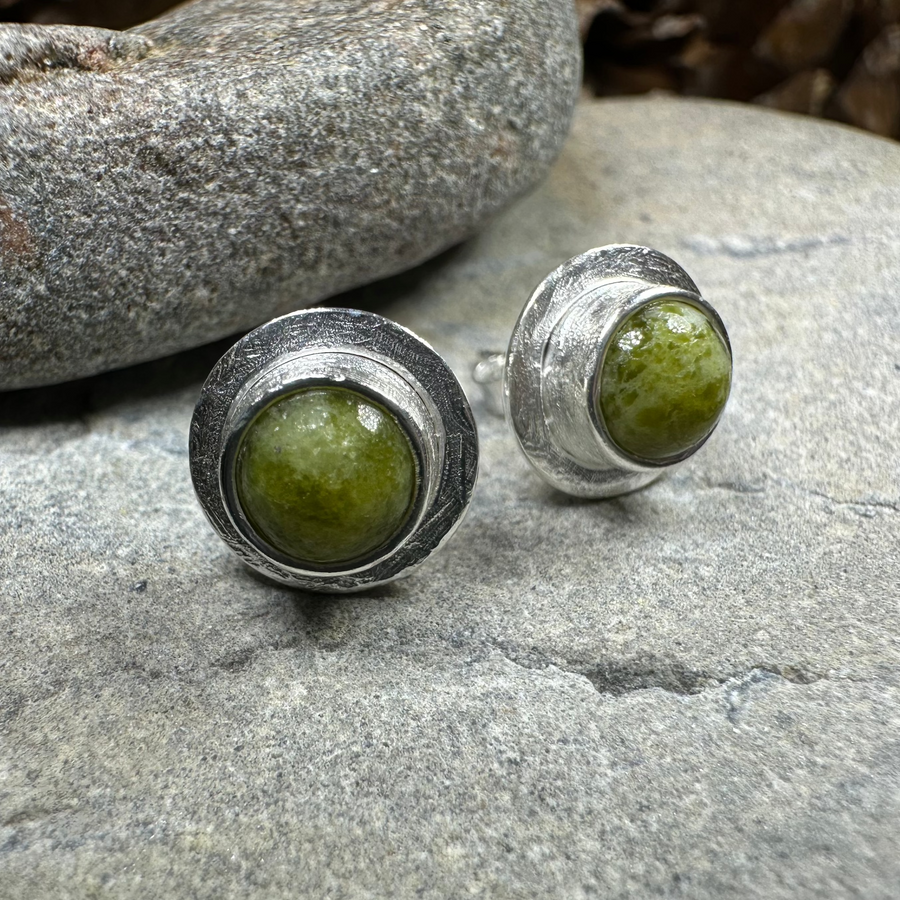 Connemara Marble Irish Coast Post Earrings